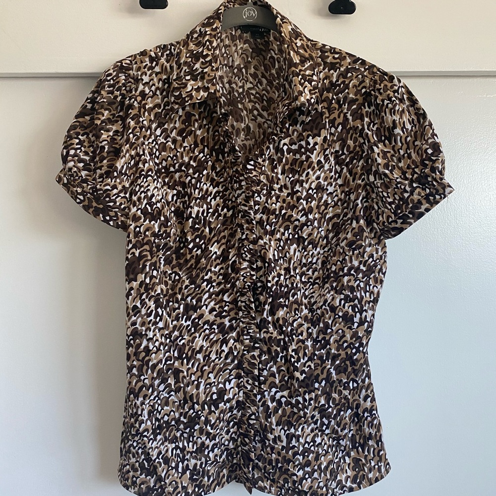 Lovely brown pattern Blouse